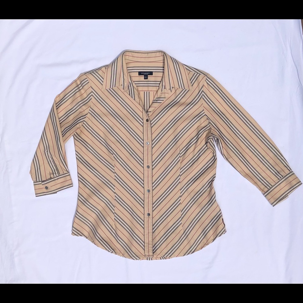 Burberry Diagonal Stripe Shirt